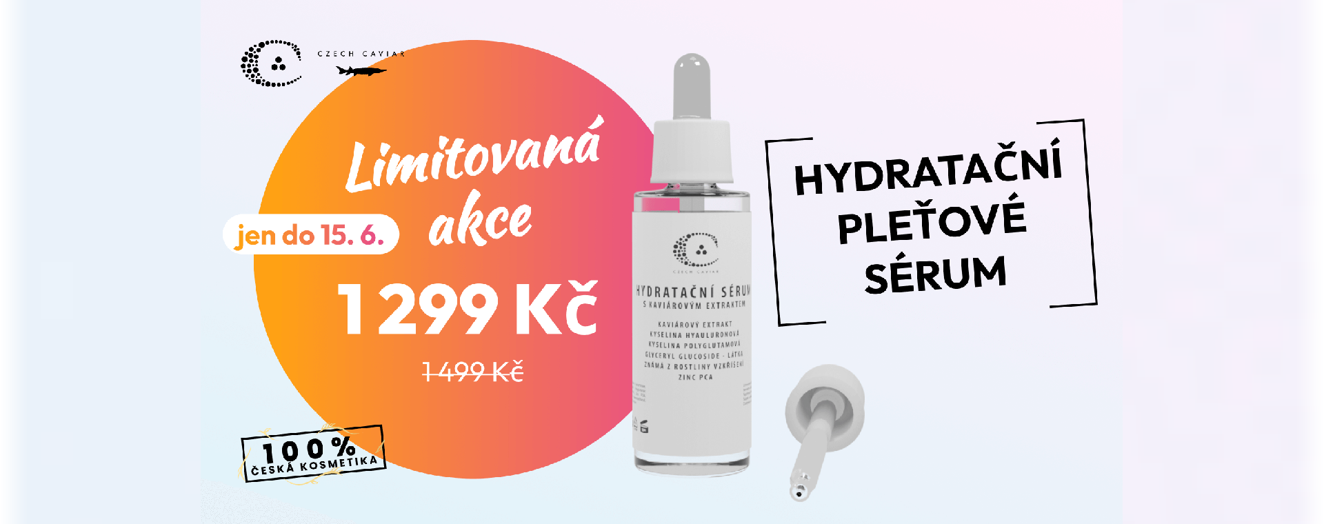 Získej dárek zdarma ke každé objednávce - KAVIÁROVÁ PLEŤOVÁ MASKA REGENERAČNÍ (OBLIČEJOVÁ)