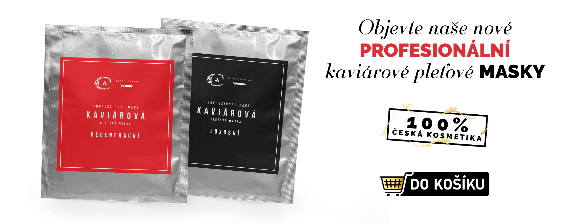 Novinka: Kaviárová pleťová maska LUXUSNÍ